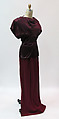 Ensemble, Gilbert Adrian (American, Naugatuck, Connecticut 1903–1959 Hollywood, California), silk, metal, American